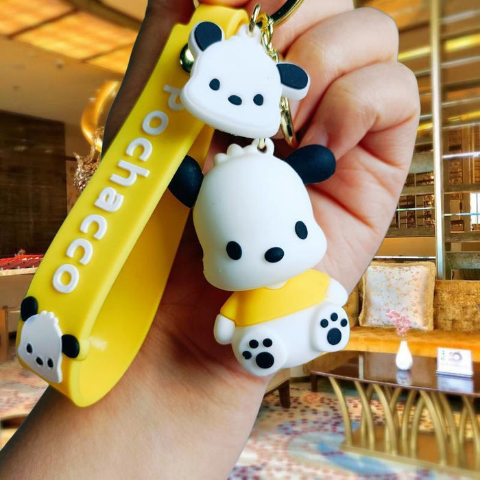 Wholesale Cartoon Silicone Doll Keychain JDC-KC-MingT041