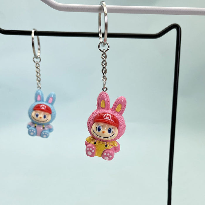 Wholesale Cute cartoon pendant doll small accessory keychain