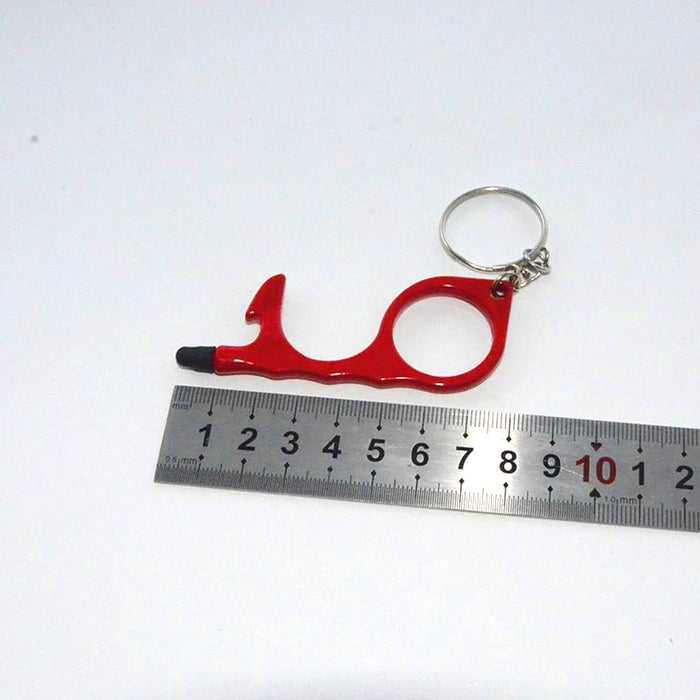 Wholesale Alloy Touch Screen Contactless Multifunctional Keychain JDC-KC-KB004