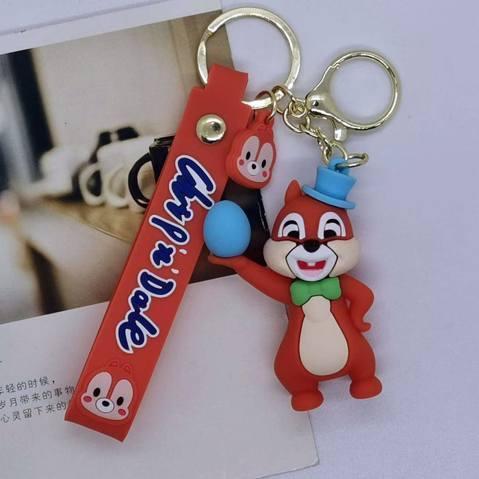 Wholesale Cartoon cure cute characters Keychain Pendant Bag Car Keychain Accessories