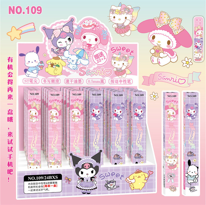 Wholesale Blind Box Press Pen Gel Pen Randomly Sends Doll Laser Spring Quick-Drying Brush Pen