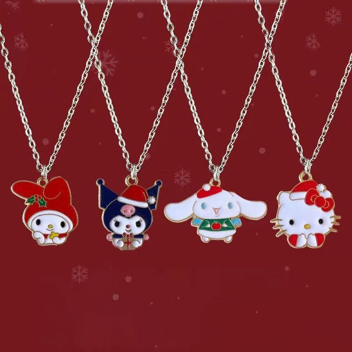 Wholesale Valentine's Day Gift Cute Cartoon Necklace Alloy Pendant JDC-NE-Mengd005