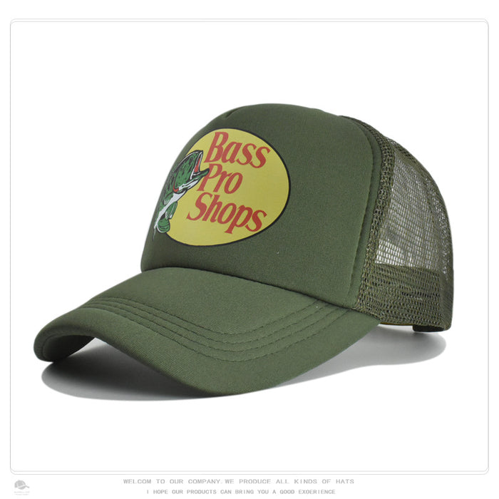 Wholesale Printed baseball cap summer net cap outdoor sunscreen sunshade driver cap