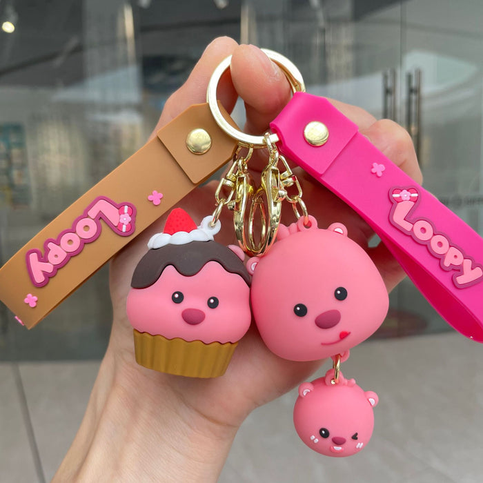 Wholesale Cartoon Keychain Doll Cute Car Pendant Bag Accessories Small Gifts Wholesale