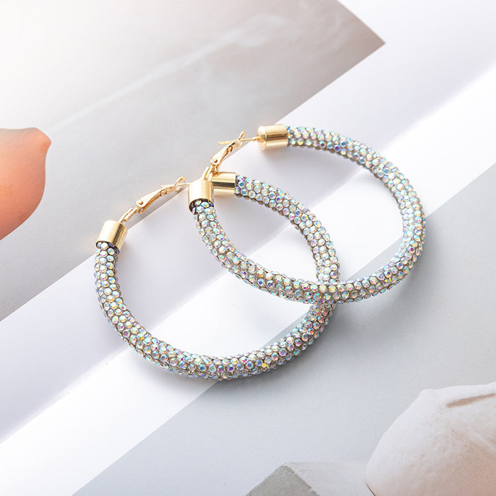 Wholesale Christmas Independence Day gradient color earrings for women,  gorgeous evening dress matching accessories