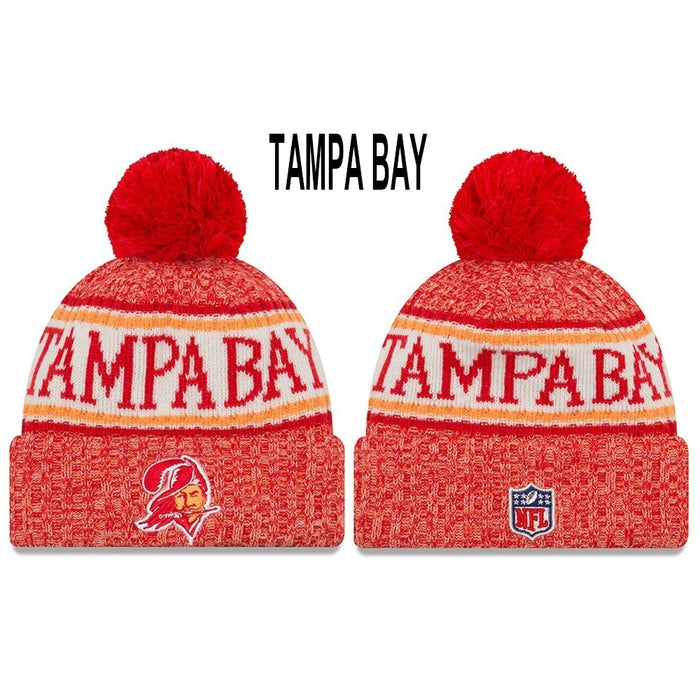 Wholesale Plush wool hat rugby team stretch knitted hat sports hat beanie