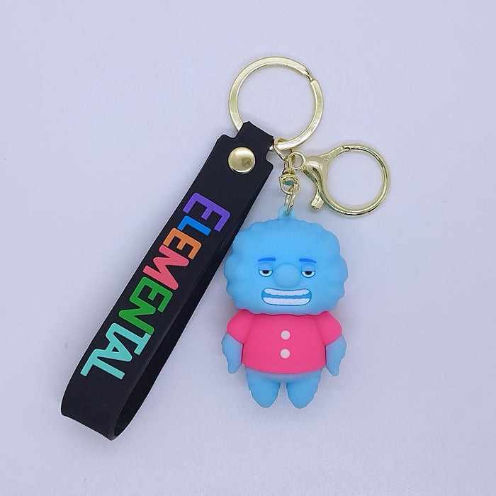 Wholesale New cross-border creative cartoon element doll key chain pendant bag car key chain