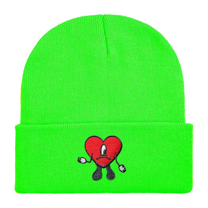 Wholesale Cartoon Embroidery Acrylic Wool Knitted Hat JDC-FH-Shengn006