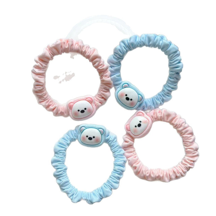 Wholesale Bear Hair Band Cartoon Ponytail Hair Rope Girl Hair Rope Hair Accessories