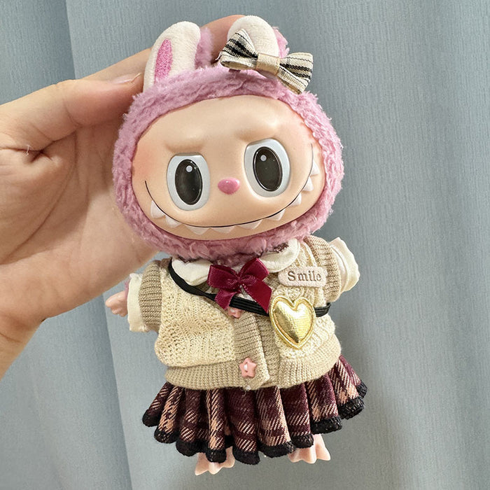 Wholesale Clothes only 17cm pendant blind box baby clothes keychain doll set