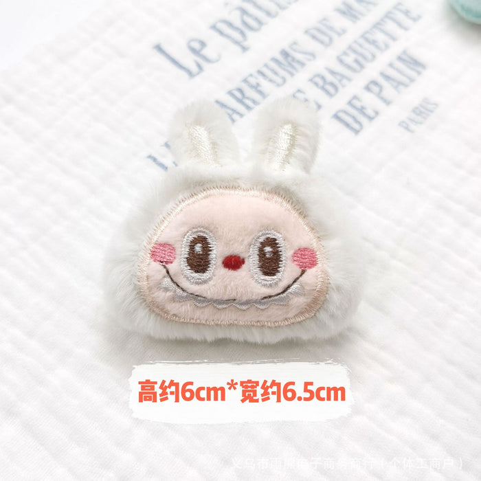 Wholesale Cute Cartoon Plush Rabbit Plush Pendant  Brooch Shoe Clothing Hair Accessory Bag Accessory