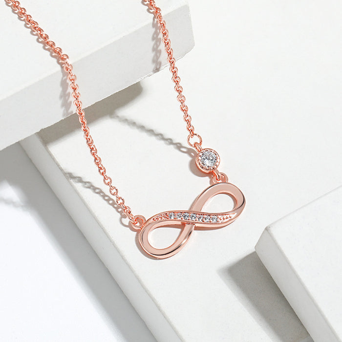 Wholesale Necklace  High-end Simple Moebius Infinite Symbol Necklace