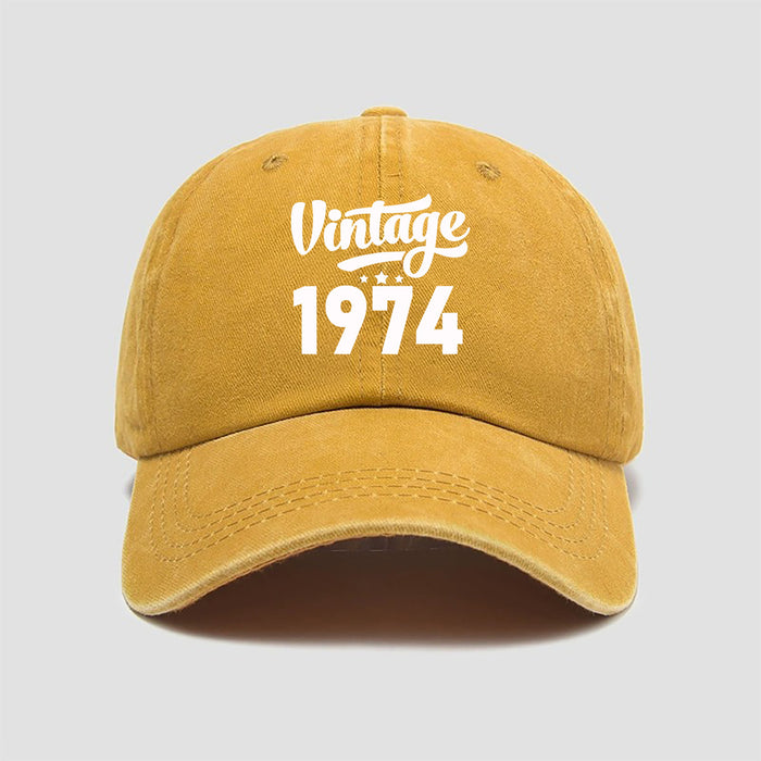 Wholesale Washed cotton printed vintage baseball cap, soft top sun hat