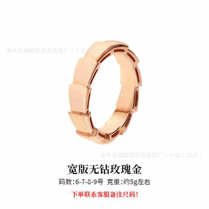 Wholesale Ring niche design, high-end feel, diamond inlay, light luxury