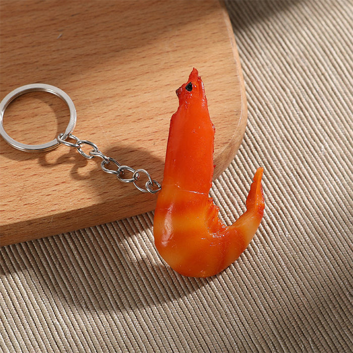 Wholesale PVC Simulated Food Keychain Realistic Chicken Leg Wings Braised Pork Design Chic Bag Charm For Car Keys MOQ≥5