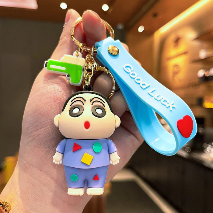 Wholesale Cartoon Silicone Doll Keychain JDC-KC-Tingm296