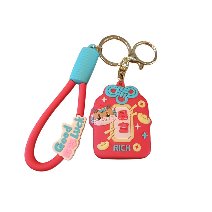 Wholesale Cute 3D Doll Silicone Keychain JDC-KC-MingT144