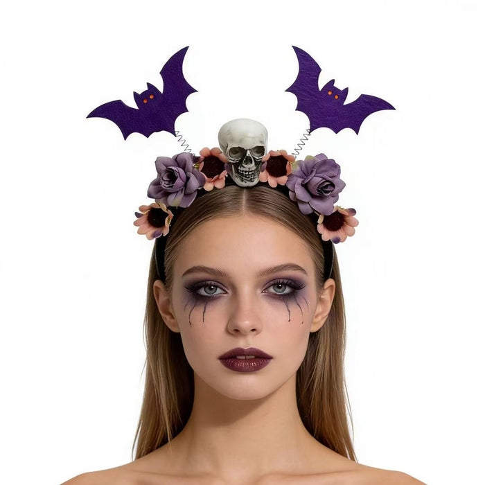 Wholesale  Bat Ghost Flower Headband Dark Style Party Decor Fashion Accessory Gift Resale