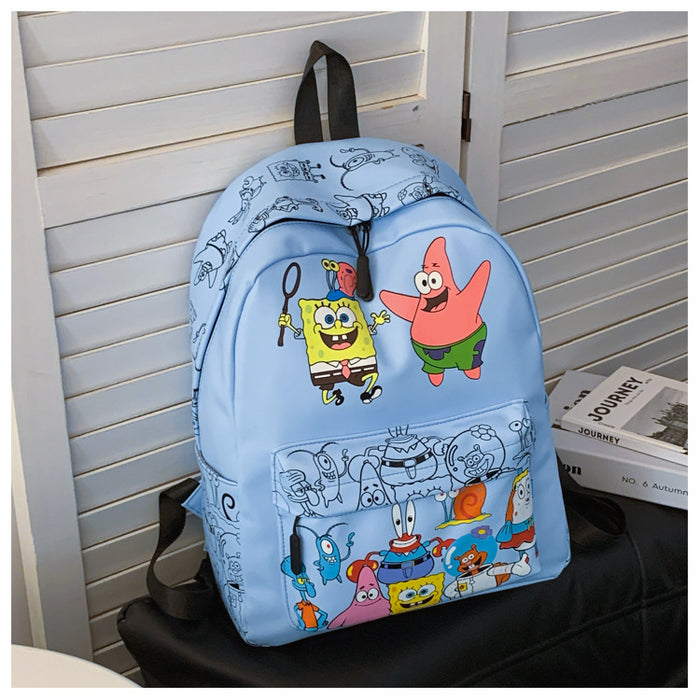 Wholesale casual travel bag printed cartoon school bag cute shoulder bag