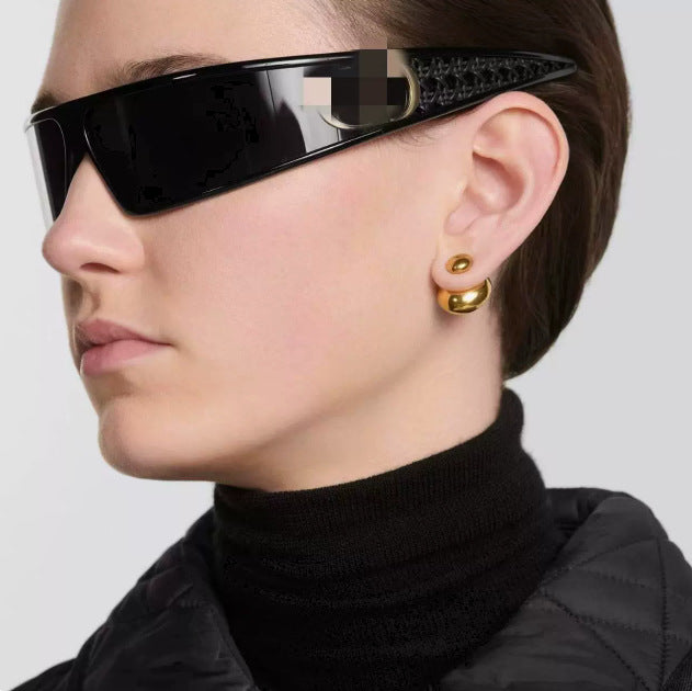 Wholesale Future oriented headband sunglasses, women's high-end ski goggles, windproof sports sunglasses, UV resistant