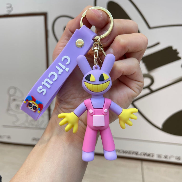 Wholesale Magical Digital Circus Keychain Doll Pendant