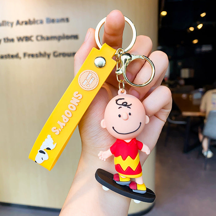 Wholesale Cartoon Silicone Keychain JDC-KC-MZL014