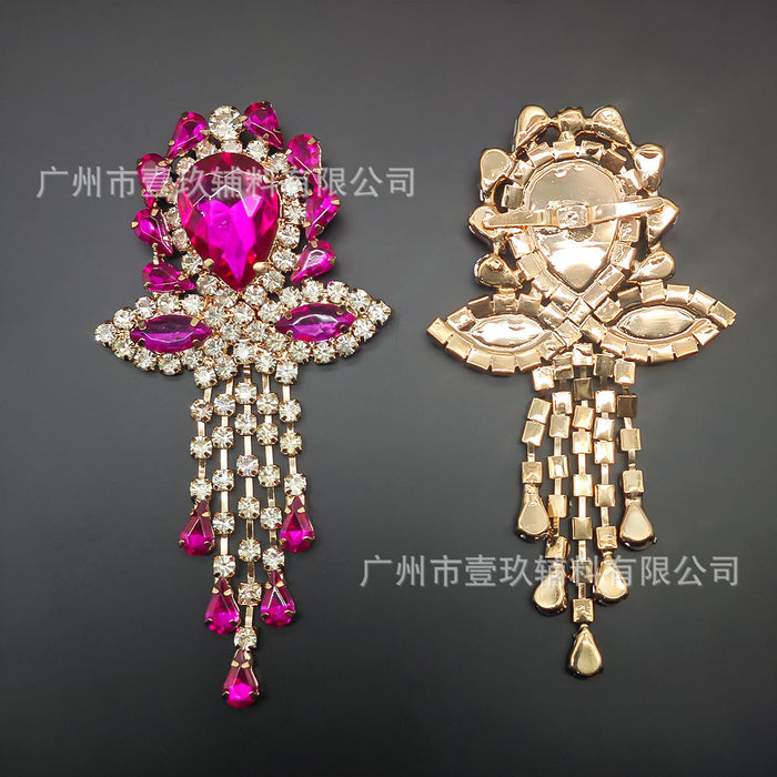 Wholesale DIY Crystal Tassel Corsage Accessories Pendant