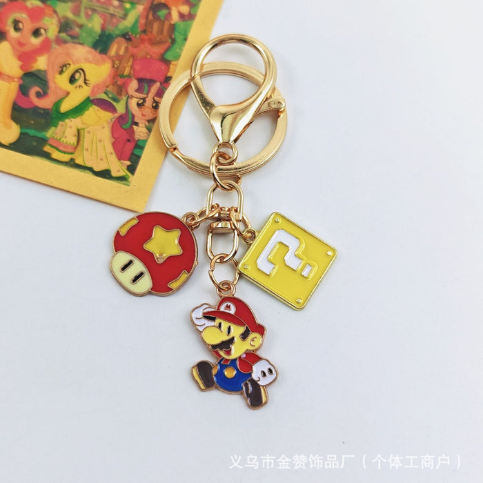 Wholesale Keychain metal pendant jewelry bag student pendant surrounding small gifts