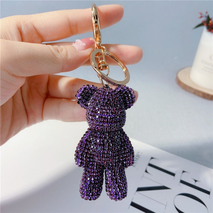 Wholesale Diamond Bear Keychains JDC-KC-JFan018