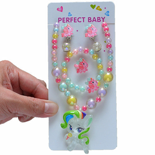 Wholesale Children' s Cartoon Cute Beaded Necklace