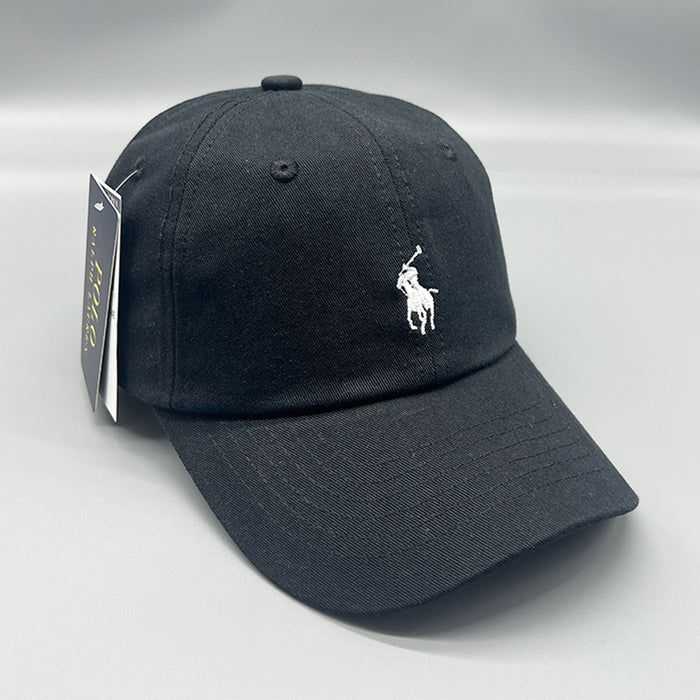 Wholesale Horse Embroidery Baseball Cap Pure Cotton Washed Cloth Unisex Sun Protection