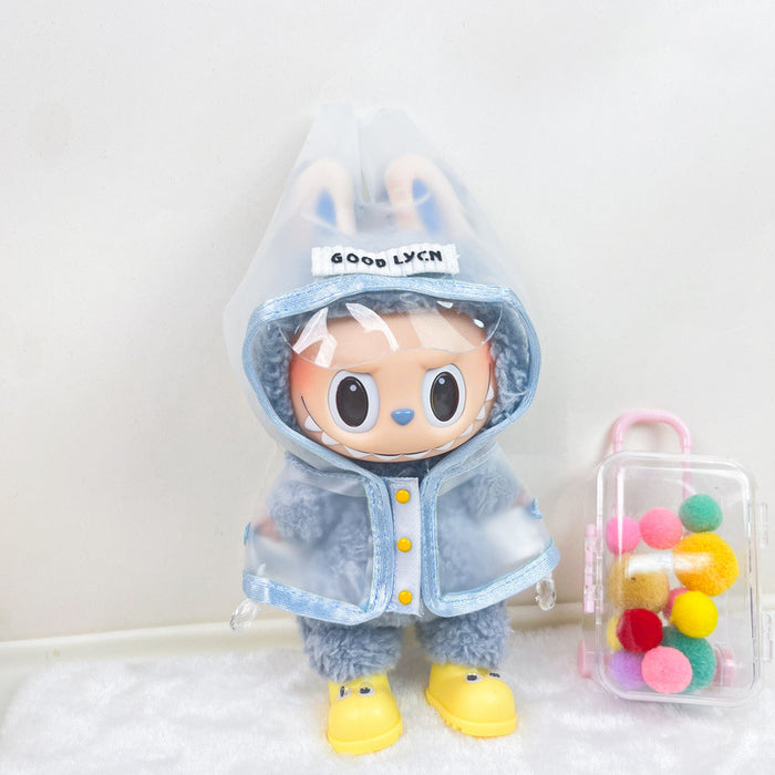 Wholesale Doll Clothes Accessories Clothes Replacement Sitting Party Cute Cool Raincoat Suit
