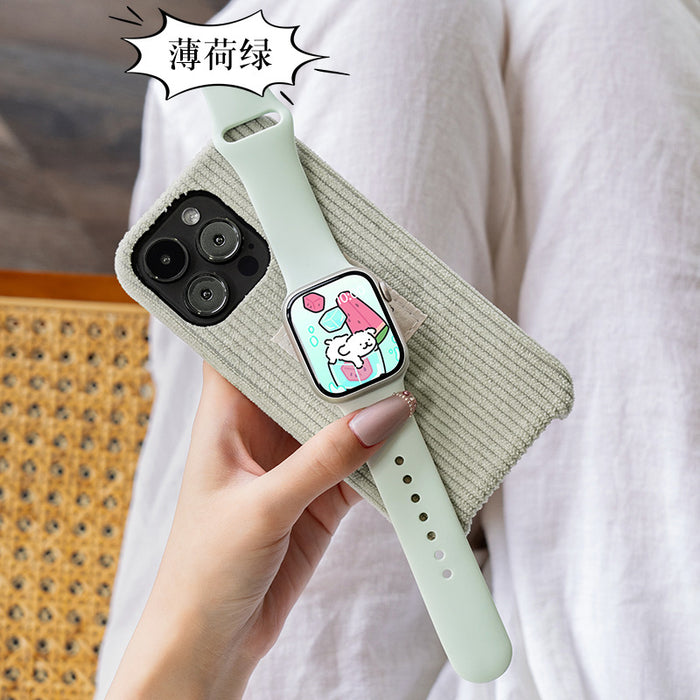 Wholesale iwatch watch strap silicone