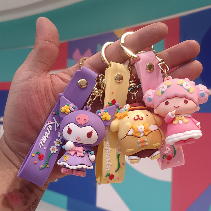 Wholesale PVC Cartoon Doll Keychain JDC-KC-KuangK020