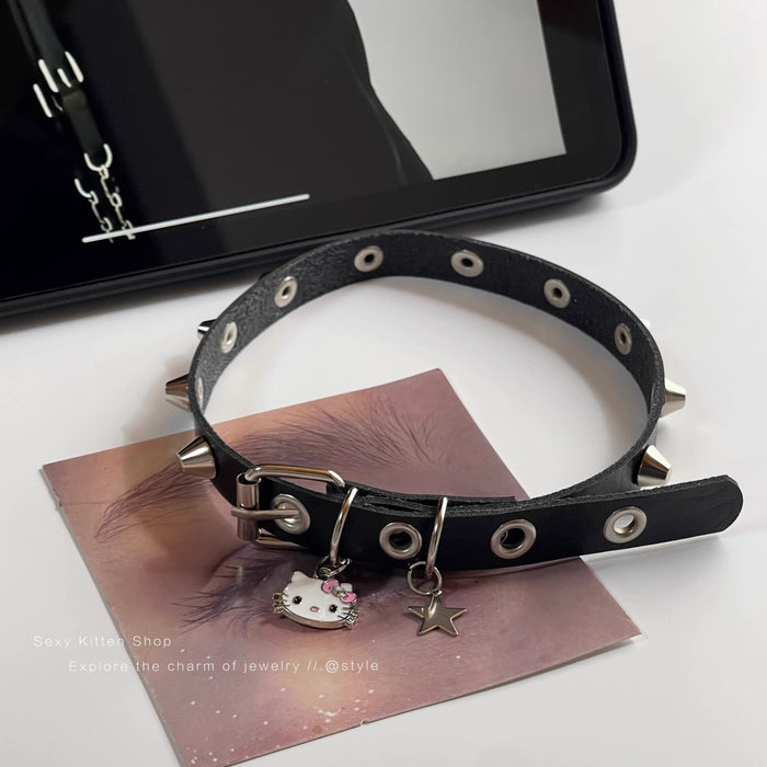 Wholesale  five-pointed star collar necklac clavicle chain