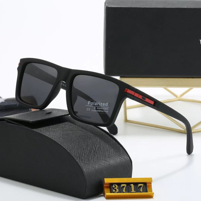 Wholesale Retro square men's polarized lens sunglasses, high-end and fashionable sunglasses
