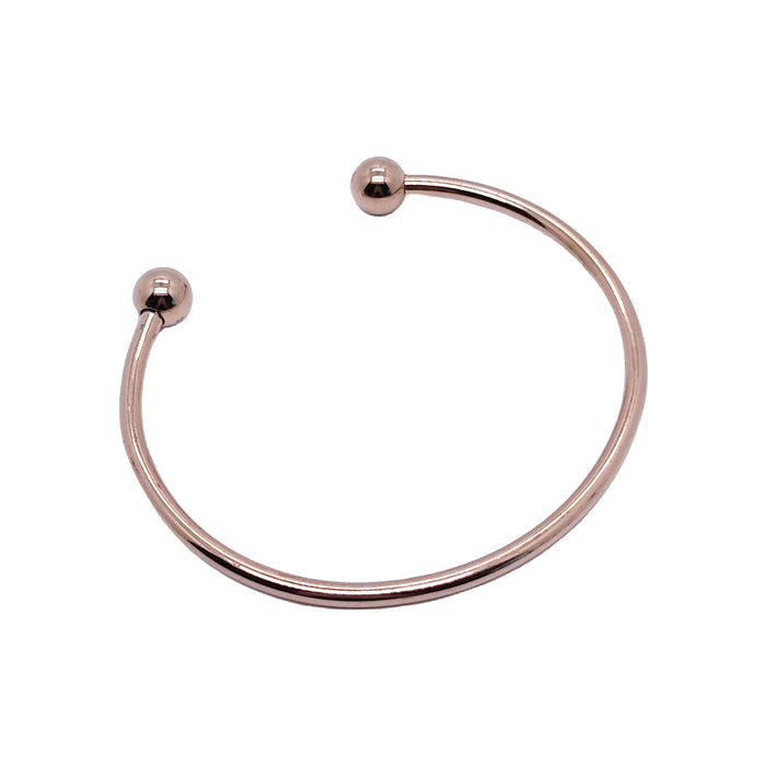 Wholesale Stainless Steel C-shaped Open Bracelet JDC-BT-ShuangN001