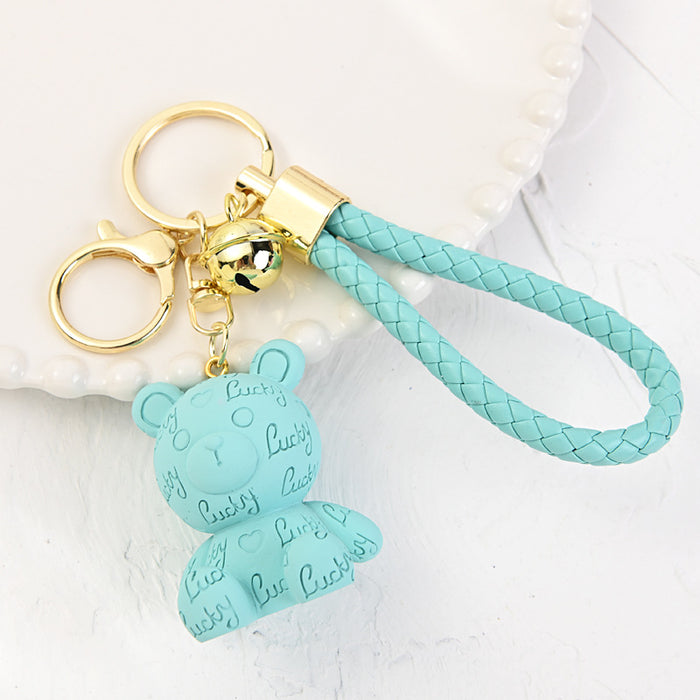 Wholesale Cartoon resin keychain creative cute car keychain keychain