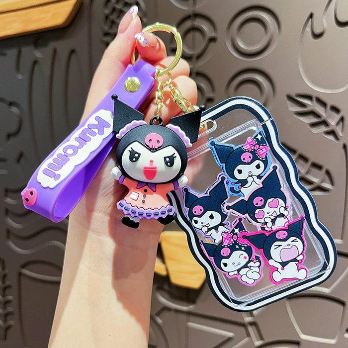 Wholesale Creative Card Set Keychain Cute Cartoon Keychain Student Bag Pendant