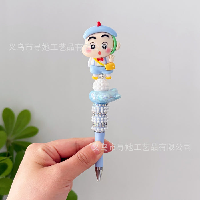 Wholesale Beaded Cartoon Rotating Ballpoint Pen