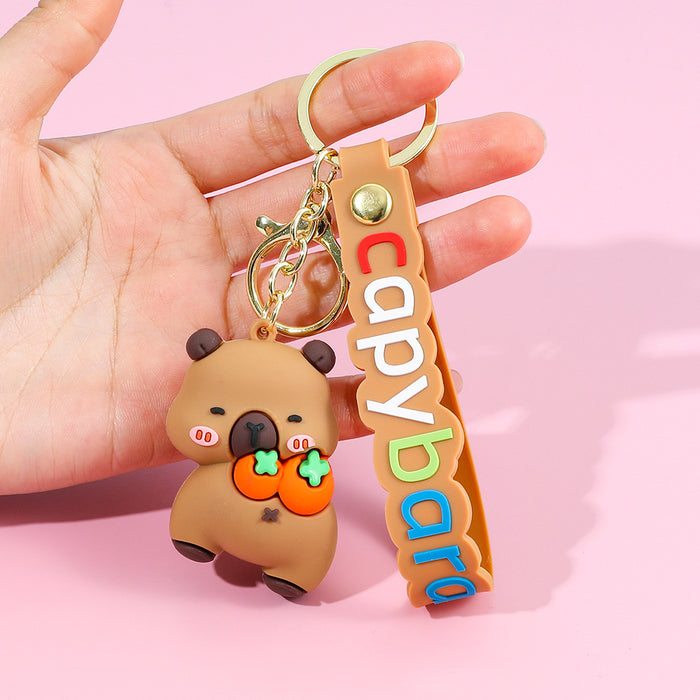 Wholesale  Capybara Small Pendant Doll Keychain