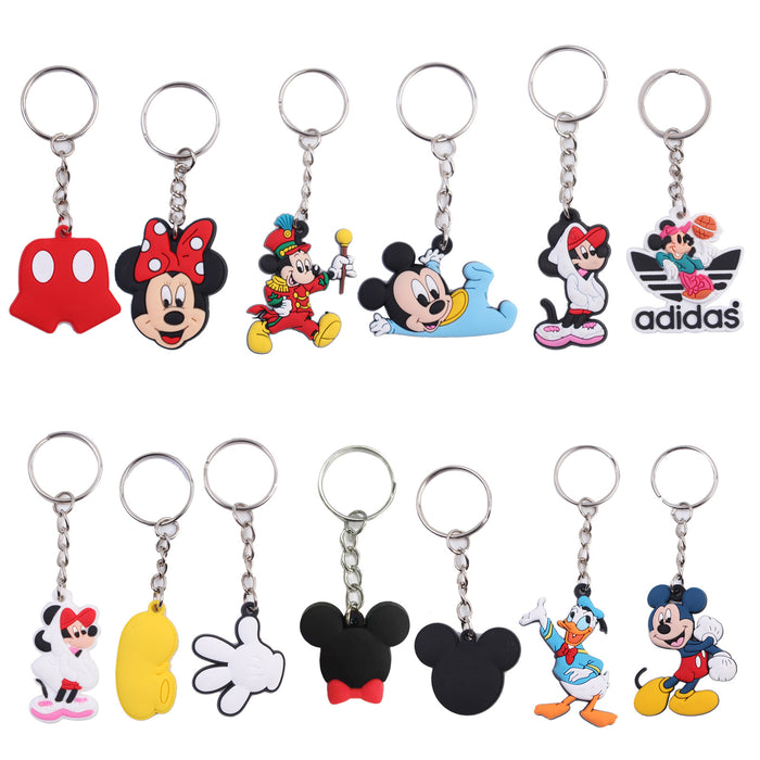 Wholesale 10pcs Cute Cartoon PVC Keychains JDC-KC-MiLai007