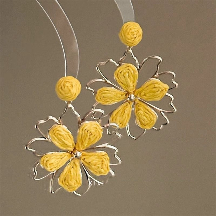 Wholesale Mori Osmanthus Earrings Women's Earrings Niche Sweet Personality Earrings