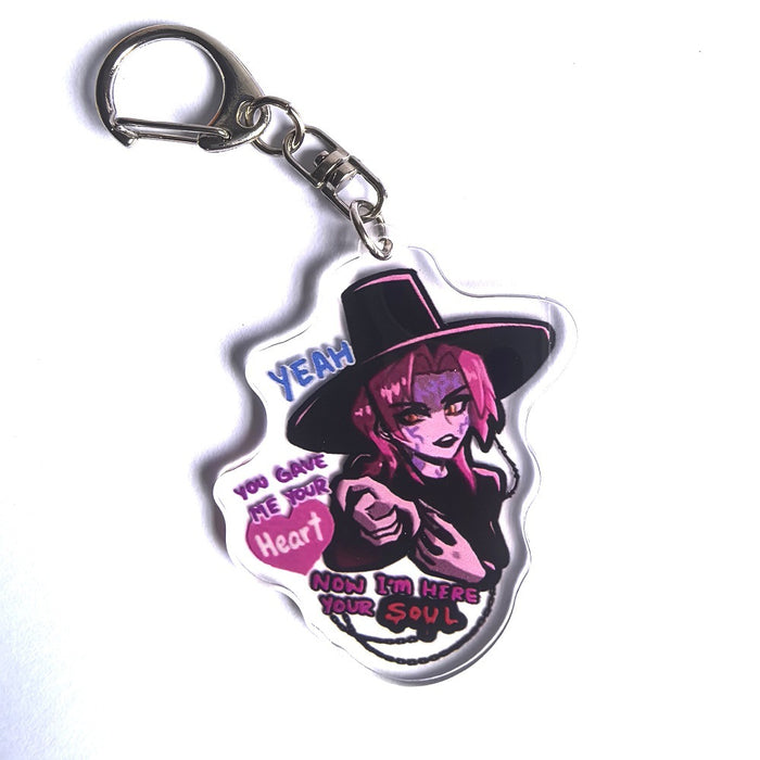 Wholesale Anime-themed acrylic keychain,  2D pendant backpack