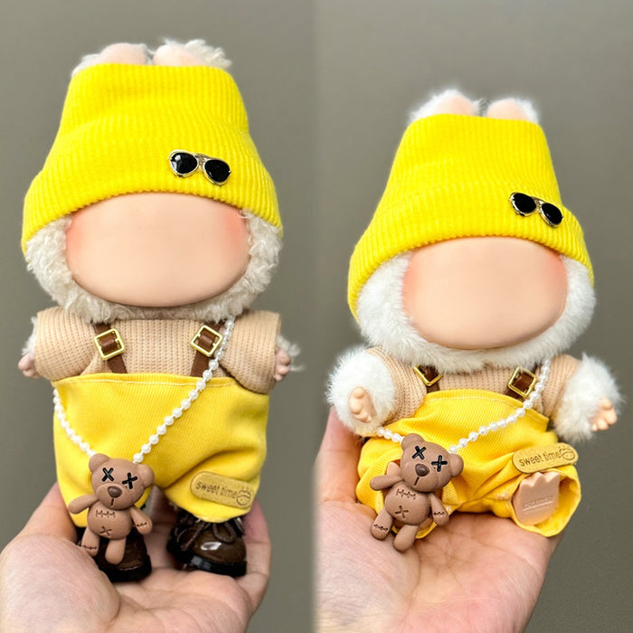 Wholesale Only clothes are suitable for 17cm blind box pendant plush doll clothes