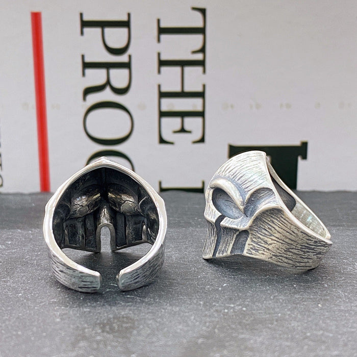 Wholesale Exaggerated popular fashion ring, hip-hop skeleton ring, grand creative mask, bracelet