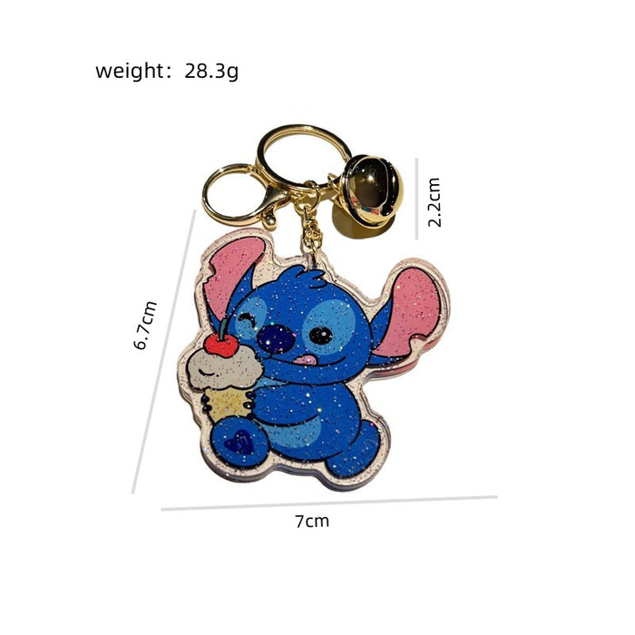 Wholesale 5 PCS Cartoon double sided acrylic keychain