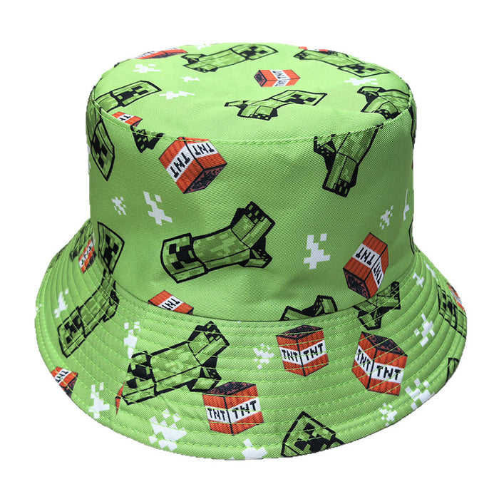Wholesale Cross border children's embroidered baseball cap, children's flat brimmed hat, cartoon game, duckbill cap, sun hat