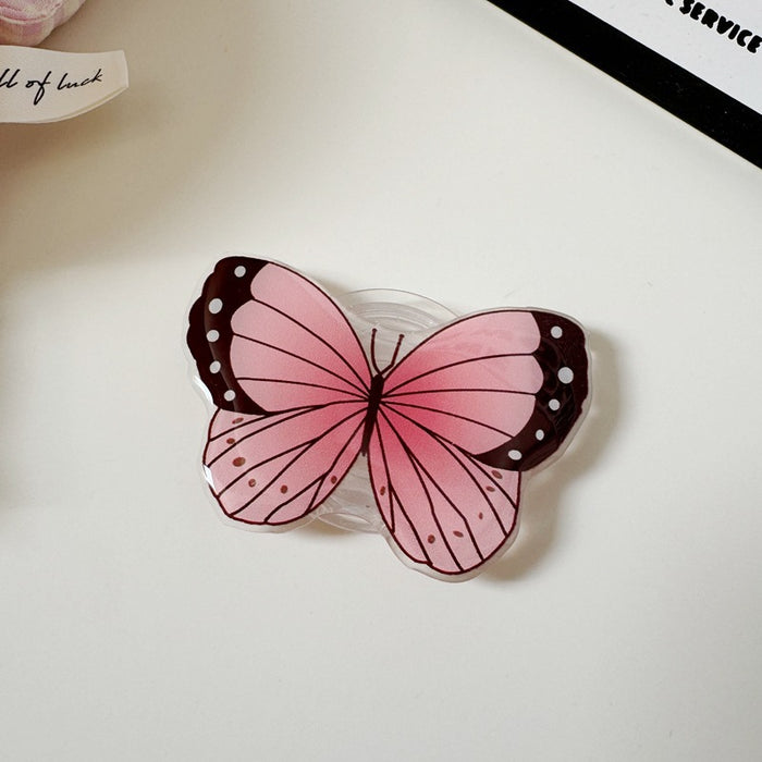 Wholesale PVC Butterfly Phone Grip Stand Accessory