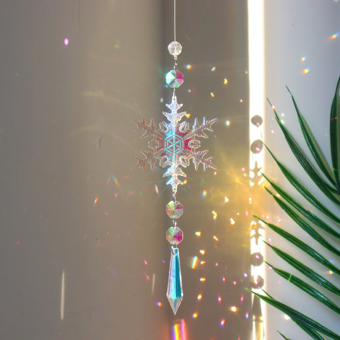 Wholesale Crystal Sun Catcher Pendant Glass Rainbow Hanging Ornament for Home Decor